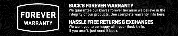 Buck's Forever Warranty on Knives